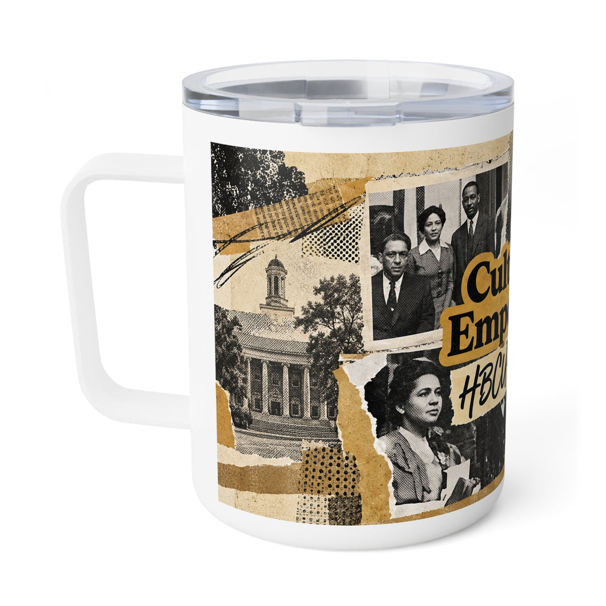 Culturally Empowered HBCU-Scholared Heritage Edition Insulated Coffee Mug, 10oz