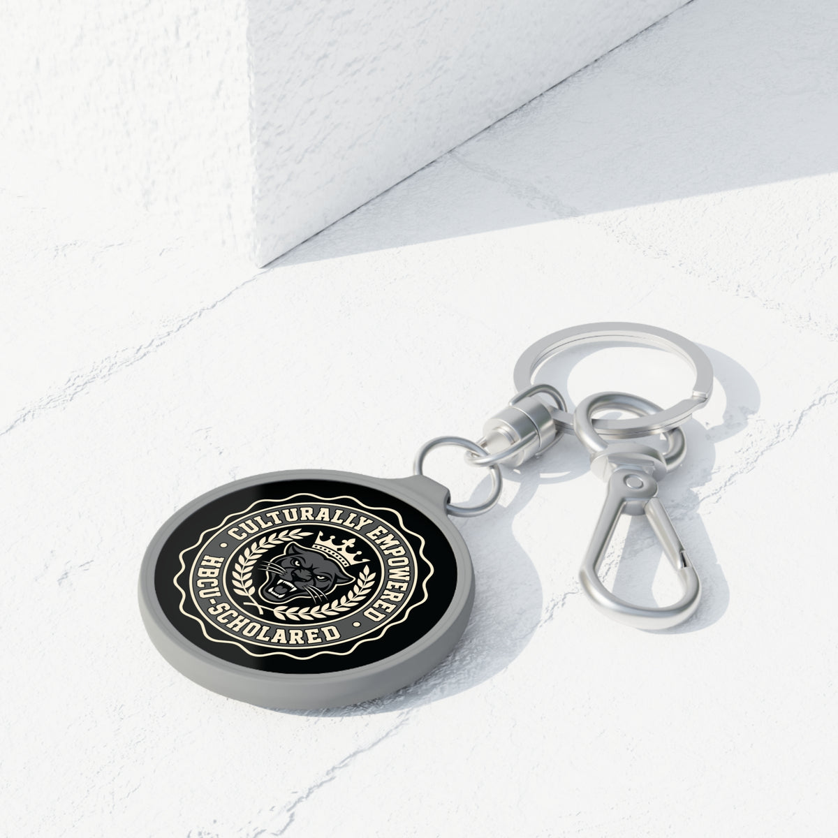 Culturally Empowered HBCU-Scholared Panther Keychain