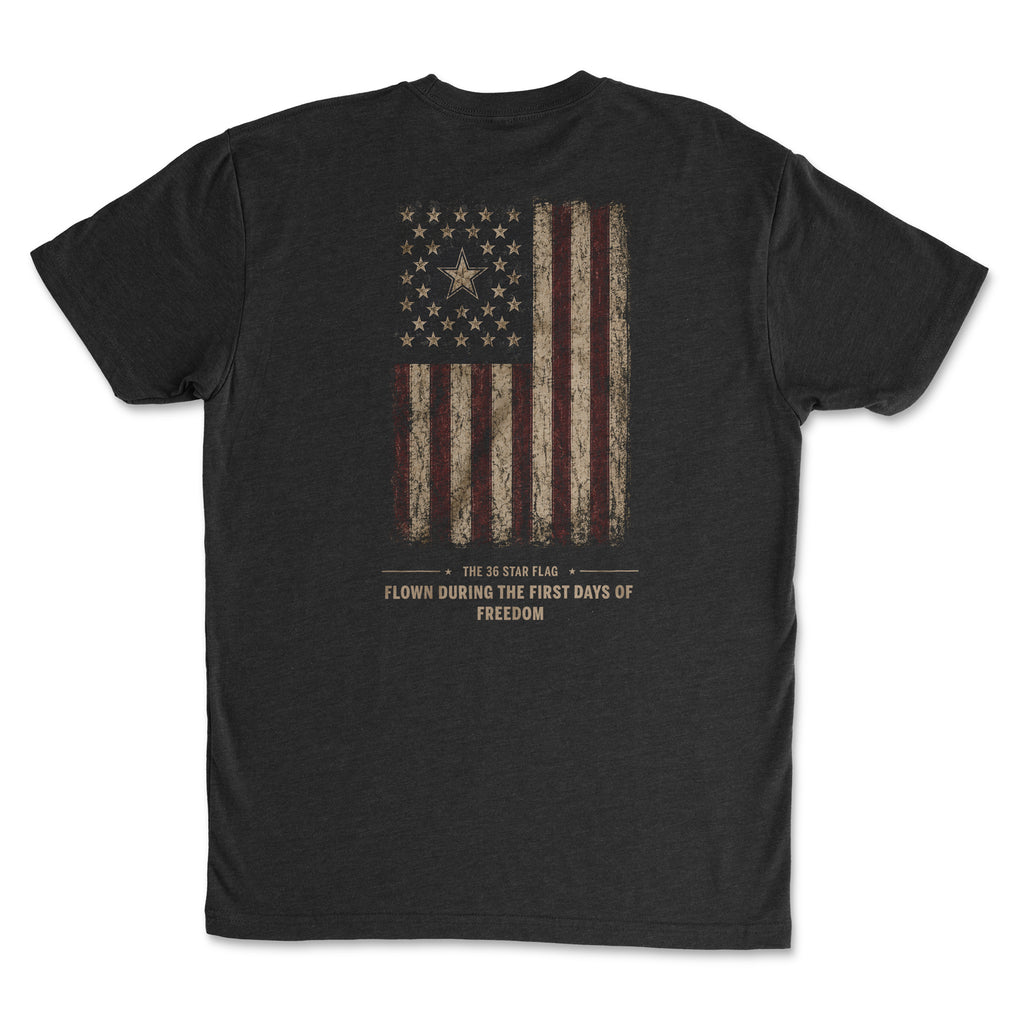 36 Star Freedom Tee | Heritage Sand