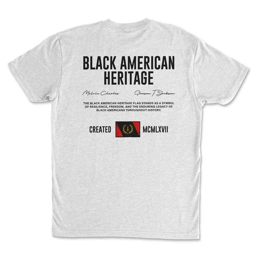 Black American Heritage Tee White Edition | Juneteenth Collection