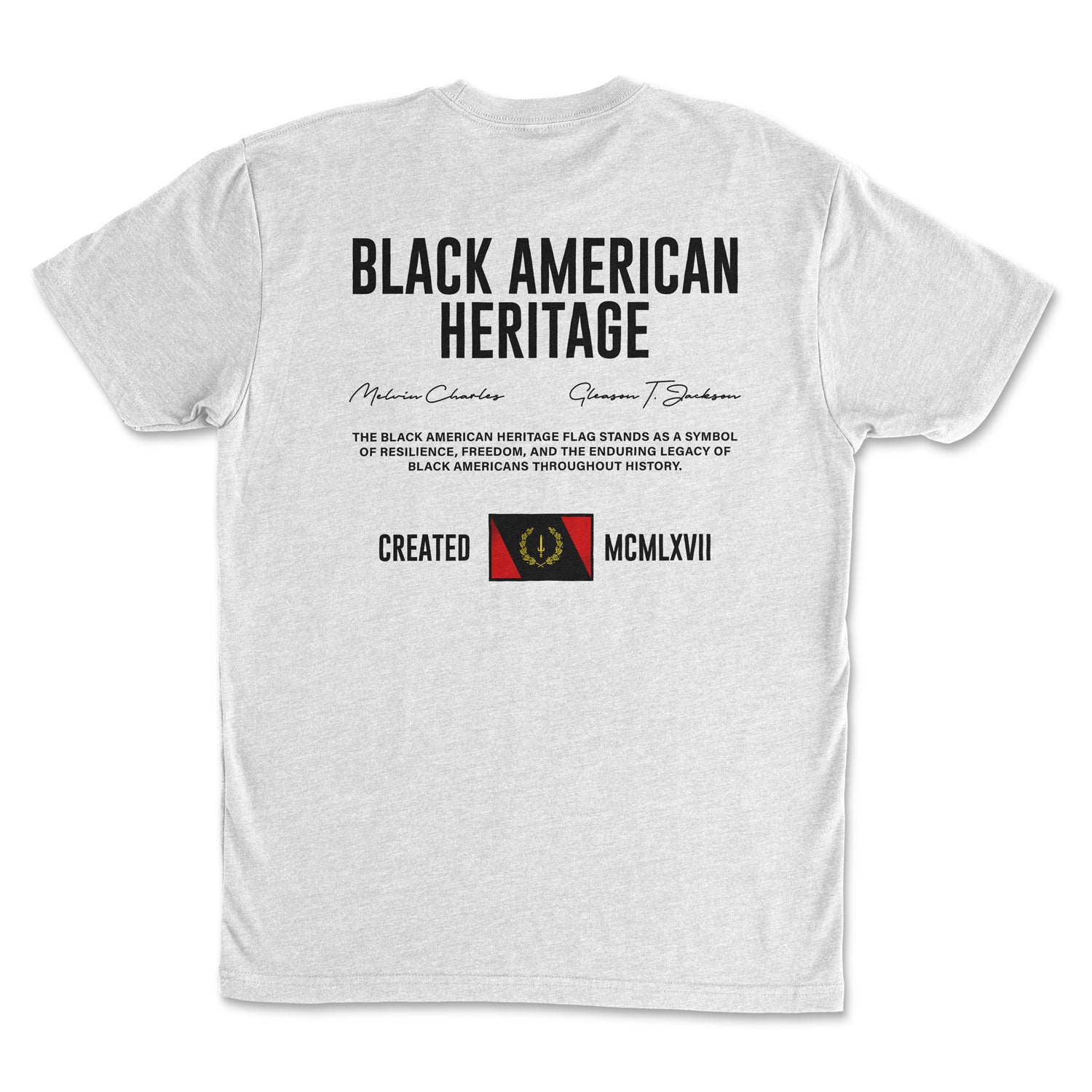 Black American Heritage Tee White Edition | Juneteenth Collection