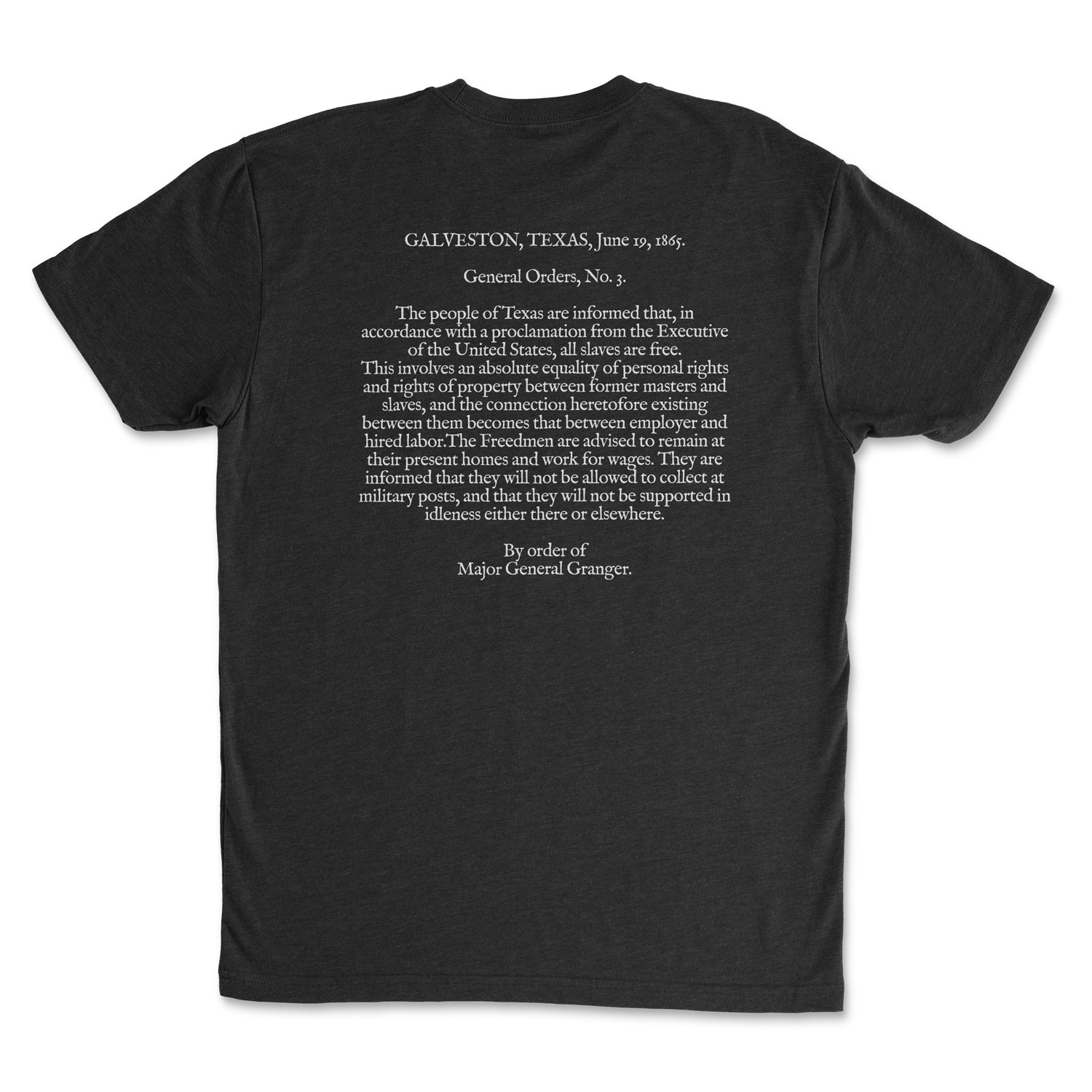 General Order No.3 Tee | Juneteenth Collection