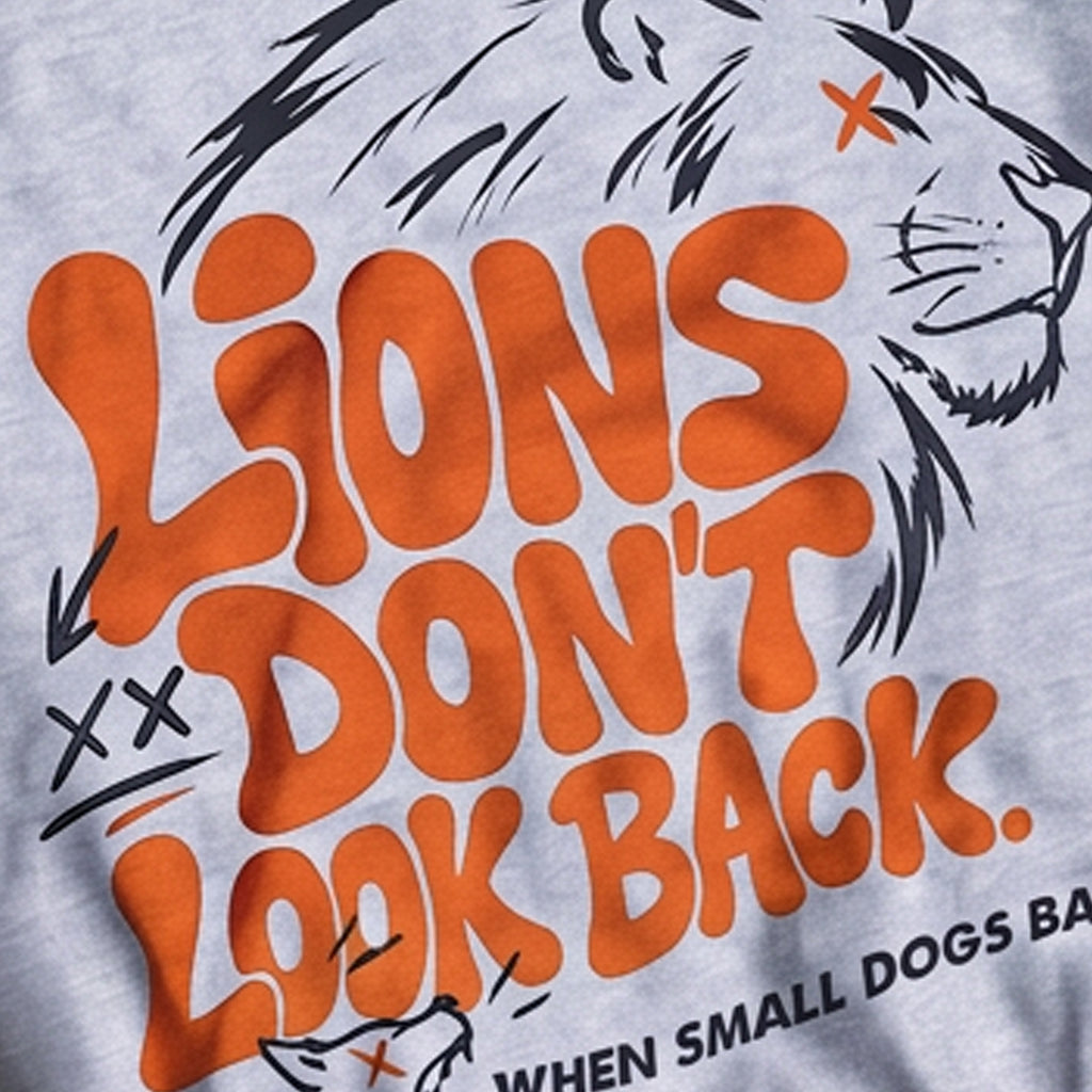 Lions Don't Look Back Tee White Edition | Cynical Truths Collection