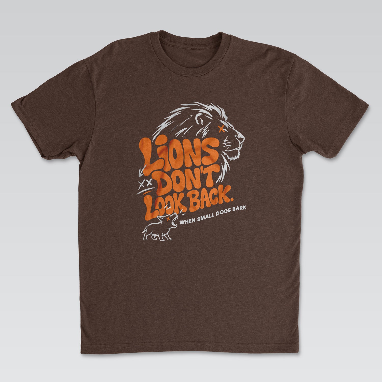 Lions Don't Look Back Tee Black Edition | Cynical Truths Collection