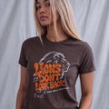 Lions Don't Look Back Tee Black Edition | Cynical Truths Collection
