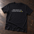 Pivot Tee White Print | Cynical Truths Collection
