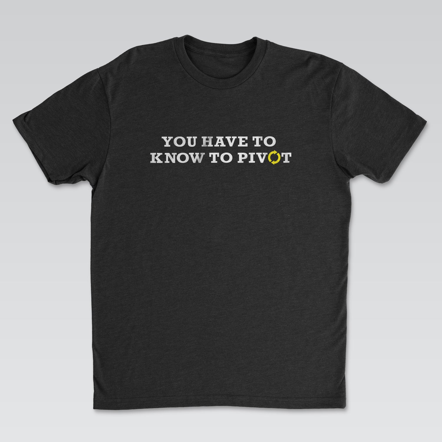Pivot Tee White Print | Cynical Truths Collection
