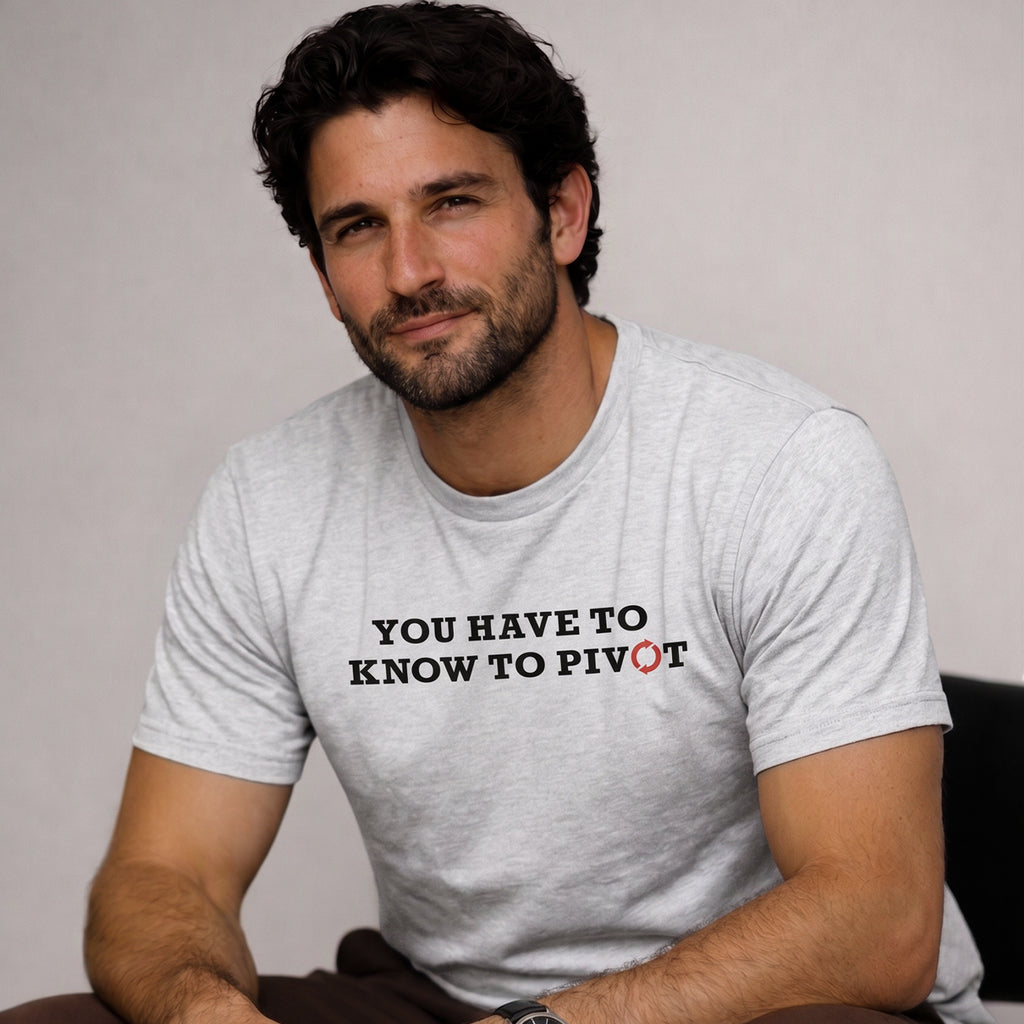 Pivot Tee Black Print | Cynical Truths Collection