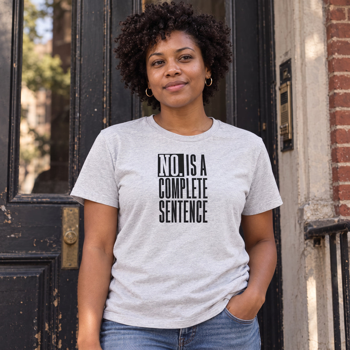 No. Is a Complete Sentence Black Print | Cynical Truths Collection