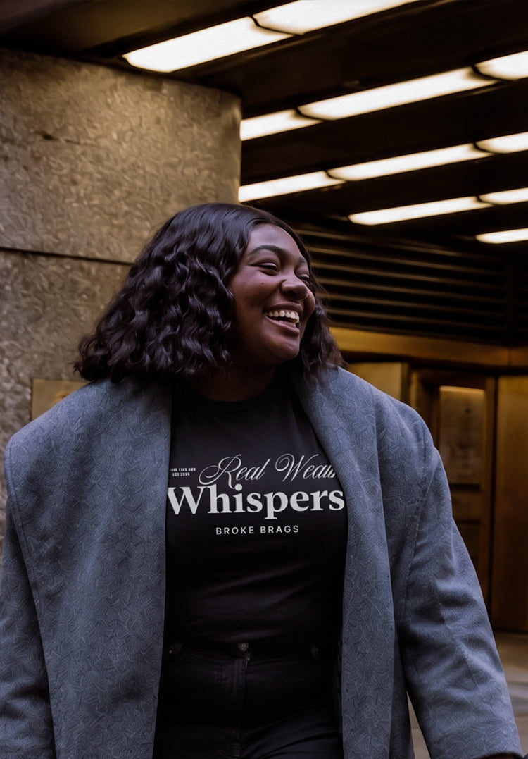 Whisper Tee 2 Black Edition | Cynical Truths Collection