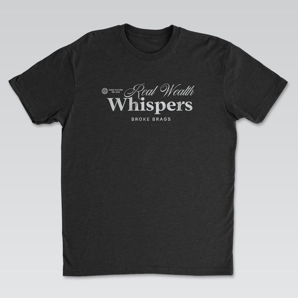 Whisper Tee 2 Black Edition | Cynical Truths Collection