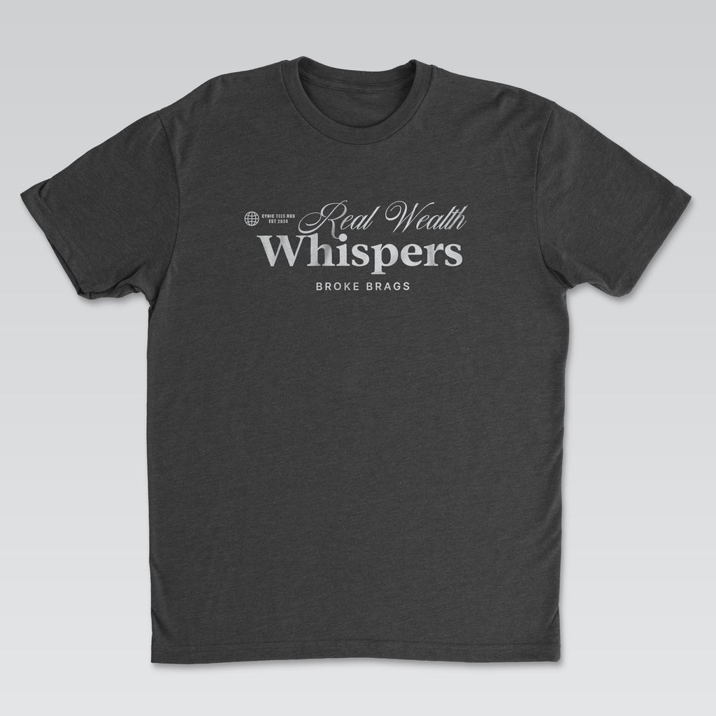 Whisper Tee 2 Black Edition | Cynical Truths Collection