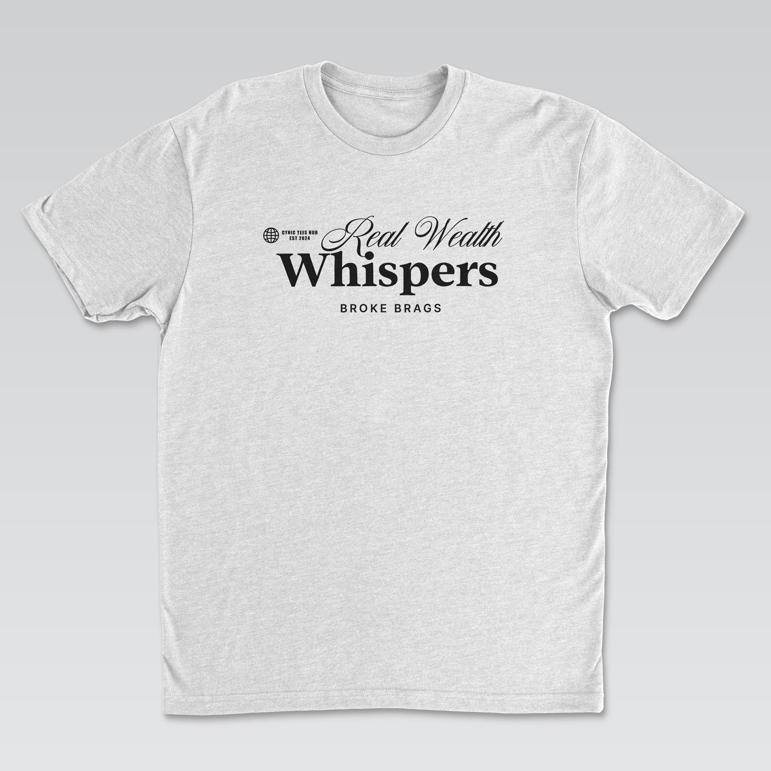Whisper Tee 2 White Edition | Cynical Truths Collection